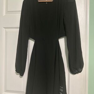 Black cutout dress